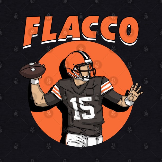 Joe Flacco Comic Style Art by Luna Illustration